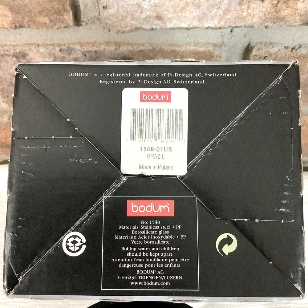 BODUM French Press Brazil 8-Cup Coffee Maker - Picture 5 of 7